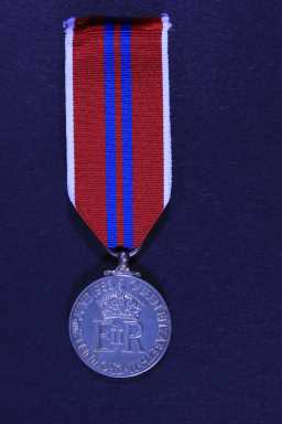 Coronation Medal (1953) - 4447852 WO2 W.H. HARPER (UNNA