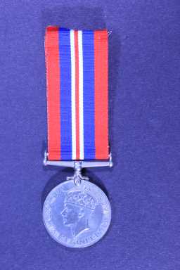 British War Medal (1939-45) - 4457717 PTE W J ROBERTS DURH L