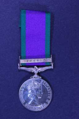 Campaign Service Medal (1962-2003) - 23901368 PTE. B. FUDGE. DLI.