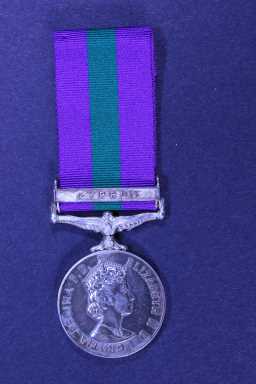 General Service Medal (1918-62) - 23551998 PTE. E. FORSTER. D.L.