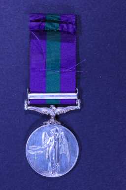 General Service Medal (1918-62) - 23299323 PTE. P. BURNS. D.L.I.
