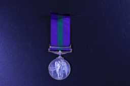 General Service Medal (1918-62) - 4452582 SGT. C. BLACKBOURNE. K