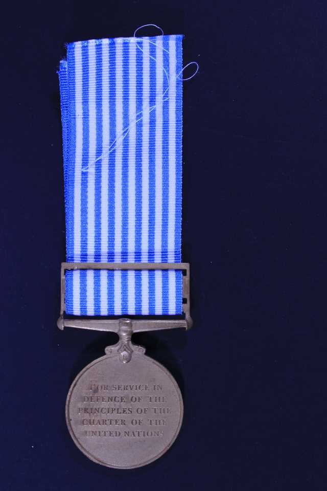 United Nations Medal - Korea - LT.COL P J JEFFREYS 