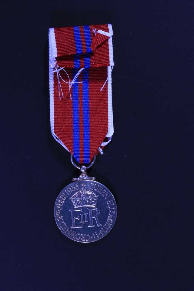 Coronation Medal (1953) - LT-COL.P.J. JEFFREYS. 