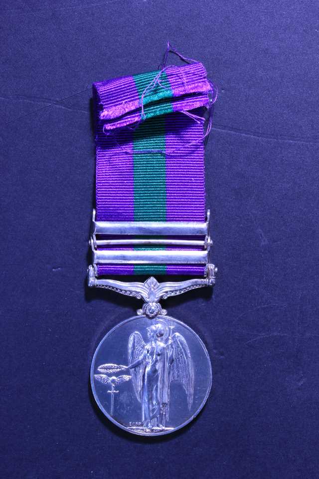 General Service Medal (1918-62) - CAPT. G.J. MAUGHAN. OXF.BUCKS.