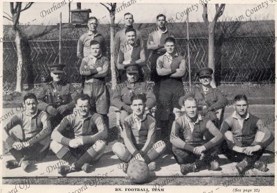 Photograph of the football team of the ...