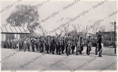 Photograph of the band and bugles of th... Photograph of the band and bugles of th...