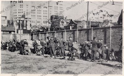 Photograph of soldiers of the 1st Batta... Photograph of soldiers of the 1st Batta...