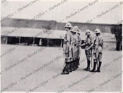 Photograph of officers of the 1st Batta...