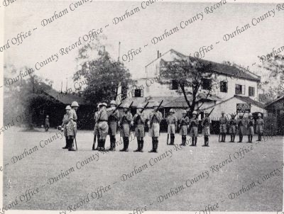 Photograph of officers of the 1st Batta...