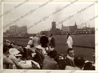 Photograph of spectators at a polo matc...