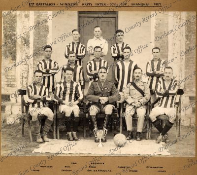 Photograph of the football team of the ...