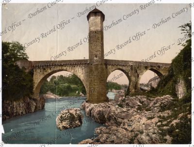 Photograph view of the old bridge at Or...