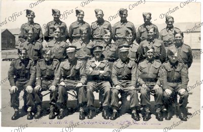 Group photograph of officers and non-co...