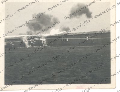 Photograph of the burning of the last r... Photograph of the burning of the last r...