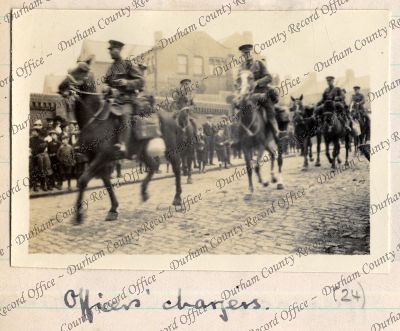 Photograph of horsemen of the 6th Batta...
