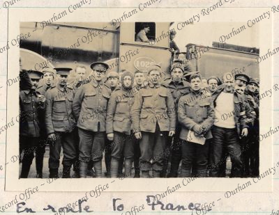 Photograph of a group of soldiers of th...