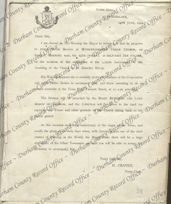 ref: D/DLI 11/4/2/28(38)