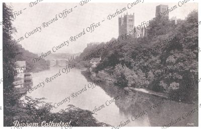 Postcard of Durham Cathedral, n.d.... Postcard of Durham Cathedral, n.d....