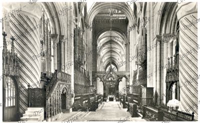 Postcard of the Choir and Throne looking... Postcard of the Choir and Throne looking...