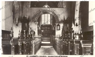 Postcard of St. Andrew's Church, Haughto... Postcard of St. Andrew's Church, Haughto...