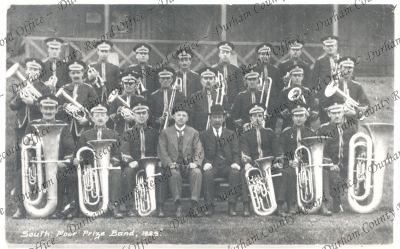 Photograph of South Moor Prize Band, 192... Photograph of South Moor Prize Band, 192...