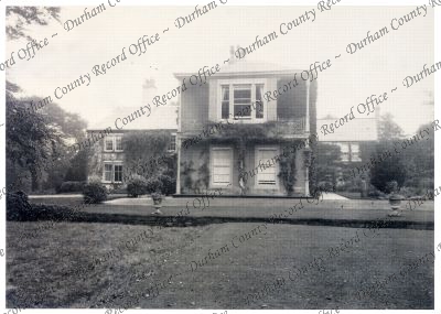 Photograph of house looking north, 1926... Photograph of house looking north, 1926...