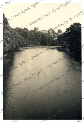 Photograph of the shell of Barnard Castl... Photograph of the shell of Barnard Castl...