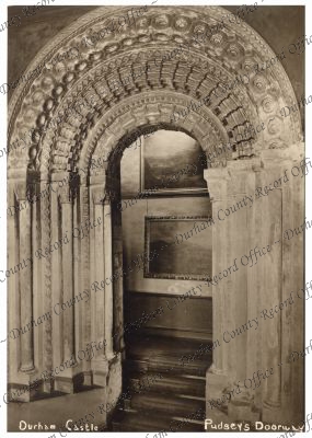 Photograph of Pudsey's Doorway, Durham C... Photograph of Pudsey's Doorway, Durham C...