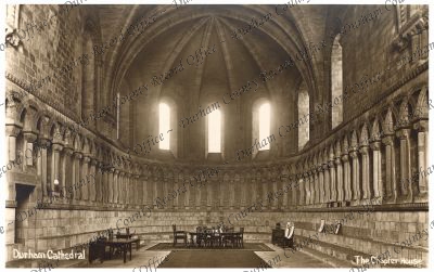Photograph of the Chapter House, Durham ... Photograph of the Chapter House, Durham ...
