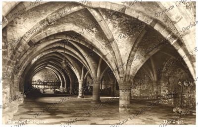 Photograph of the crypt of Durham Cathed... Photograph of the crypt of Durham Cathed...