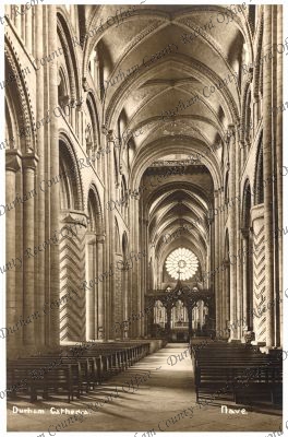 Photograph of the nave, Durham Cathedral... Photograph of the nave, Durham Cathedral...