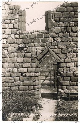 Photograph of the Saxon doorway at St. P... Photograph of the Saxon doorway at St. P...