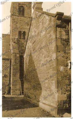 Photograph of the south side of the towe... Photograph of the south side of the towe...