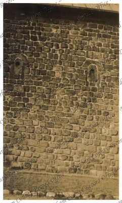 Photograph of the Saxon windows in the s... Photograph of the Saxon windows in the s...