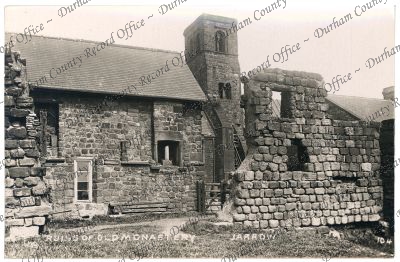 Photograph of the ruins of the Old Monas... Photograph of the ruins of the Old Monas...