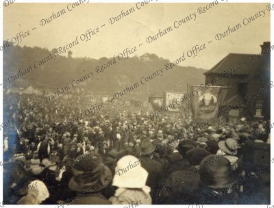Photograph of the assembled gathering at... Photograph of the assembled gathering at...