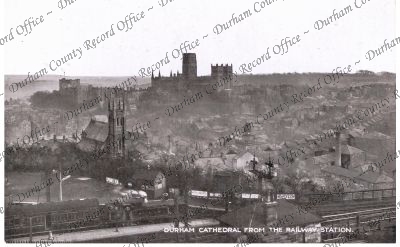 Postcard of a photograph of Durham Cathe... Postcard of a photograph of Durham Cathe...
