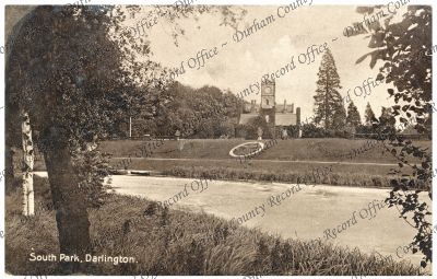 Postcard of a photograph of South Park, ... Postcard of a photograph of South Park, ...