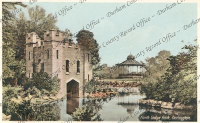 Postcard of a photograph of North Lodge ... Postcard of a photograph of North Lodge ...