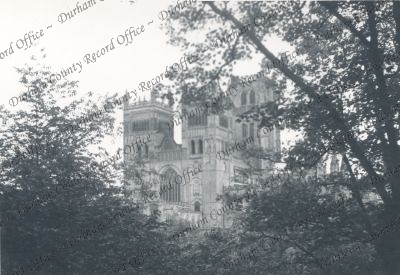 Photograph of Durham Cathedral as seen t... Photograph of Durham Cathedral as seen t...