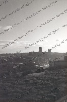 Photograph of Durham Cathedral as seen f... Photograph of Durham Cathedral as seen f...