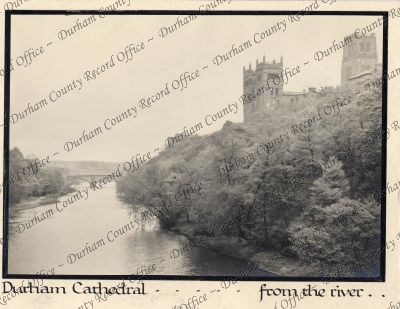 Durham Cathedral from the river, looking... Durham Cathedral from the river, looking...