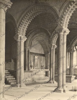 View of Galilee Chapel, Durham Cathedral... View of Galilee Chapel, Durham Cathedral...