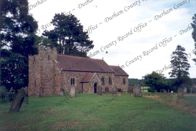 Photograph of the exterior of the church... Photograph of the exterior of the church...