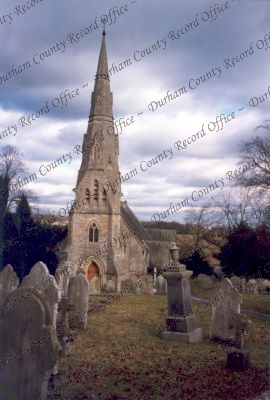 Photograph of the exterior of the church... Photograph of the exterior of the church...