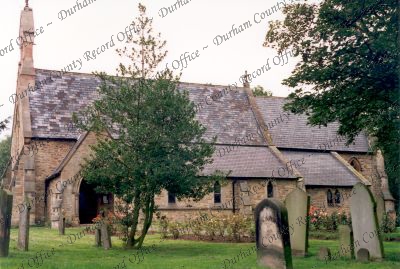 Photograph of the exterior of the church... Photograph of the exterior of the church...