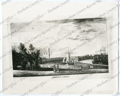 Print of Hardwick Hall Park,18th century... Print of Hardwick Hall Park,18th century...