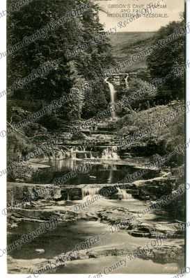 Postcard photograph of Gibson's Cave, St... Postcard photograph of Gibson's Cave, St...
