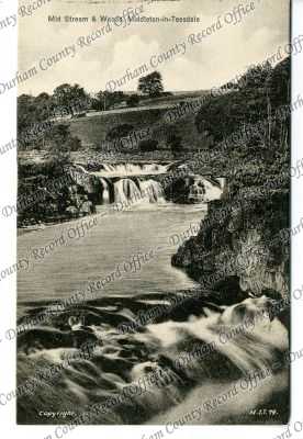 Postcard photograph of Mid Stream and Wo... Postcard photograph of Mid Stream and Wo...